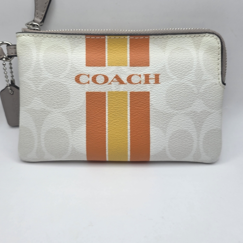 Coach Wristlet "Varsity" Corner Zip - Picture 4 of 9